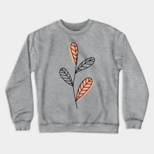 Simple cute leaf 12 Crewneck Sweatshirt